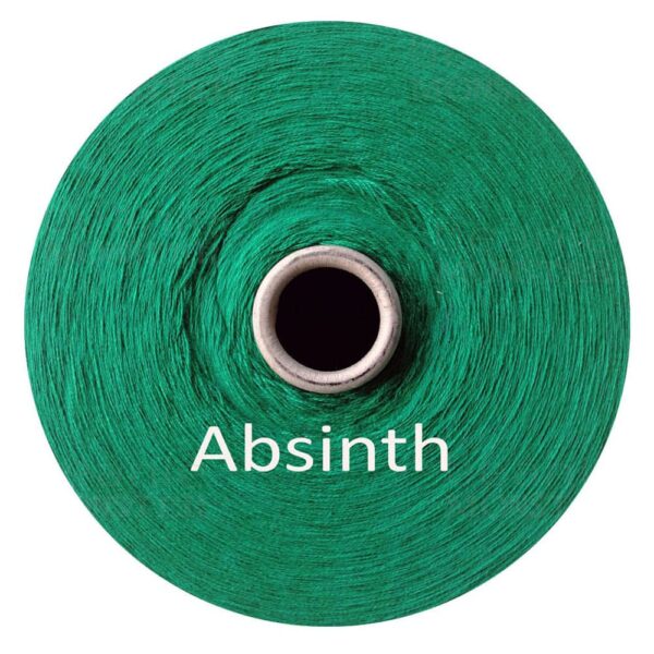 Lacegarn einfarbig - Absinth