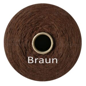 Lacegarn einfarbig - Braun