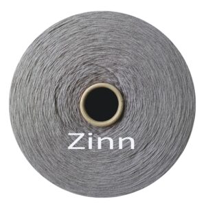 Lacegarn einfarbig - Zinn