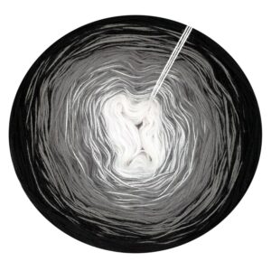 Farbverlaufsgarn - Black & White