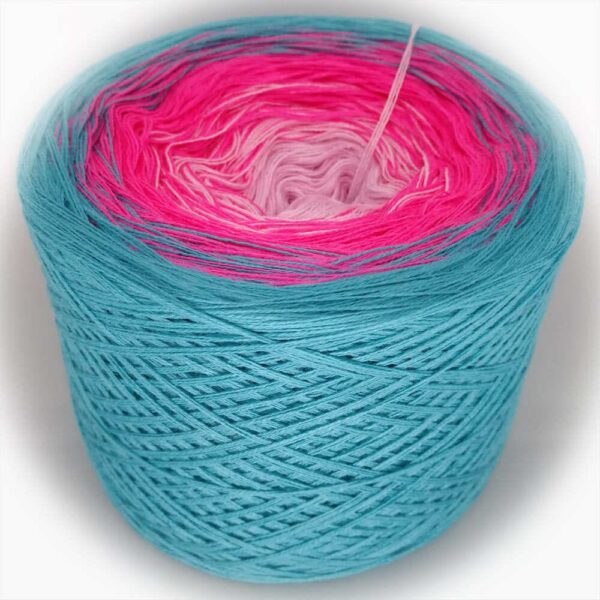 Farbverlaufsgarn - Bubble Gum – Bild 2