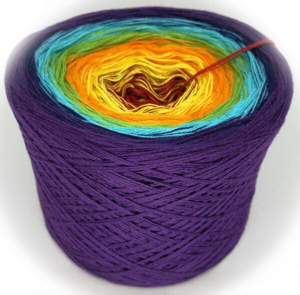 Farbverlaufsgarn - Chakra – Bild 2
