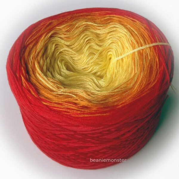 Farbverlaufsgarn - Tequila Sunrise – Bild 2
