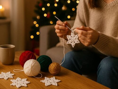 Weihnachtsdeko häkeln