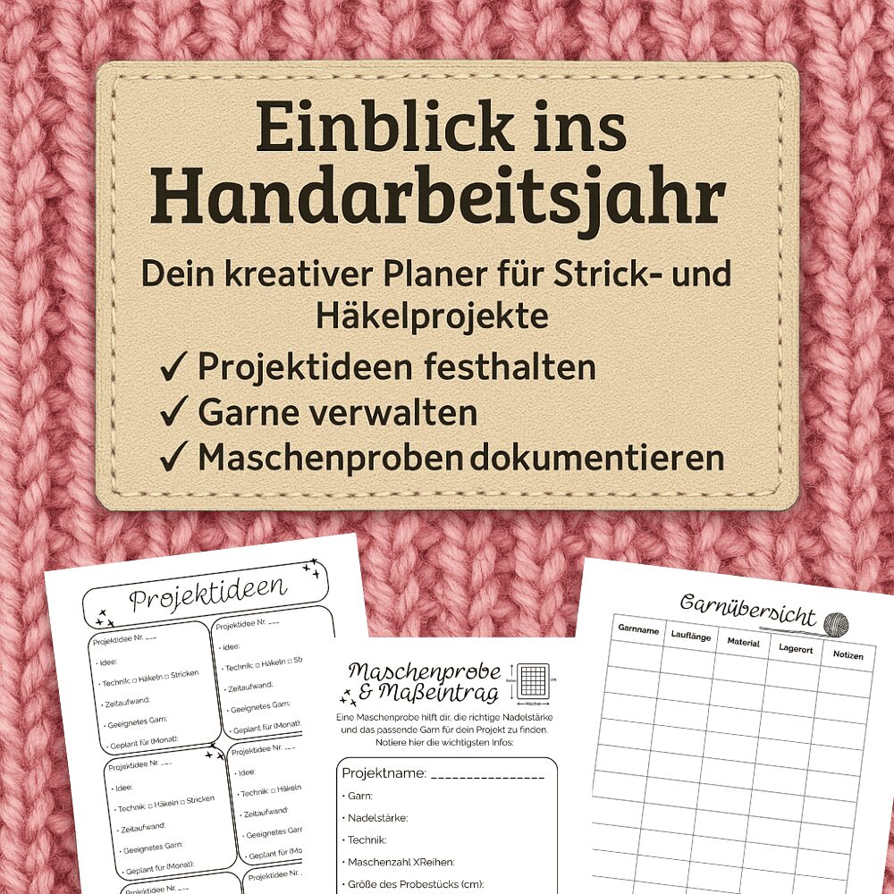 Mein Handarbeitsjahr – Planer für 365 Tage 2 Mein Handarbeitsjahr – Planer für 365 Tage – Bild 2