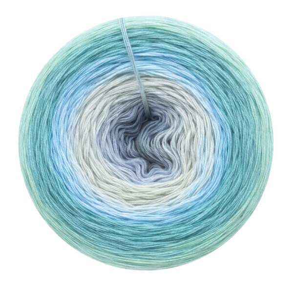1 Farbverlaufsgarn nordischer Frühling