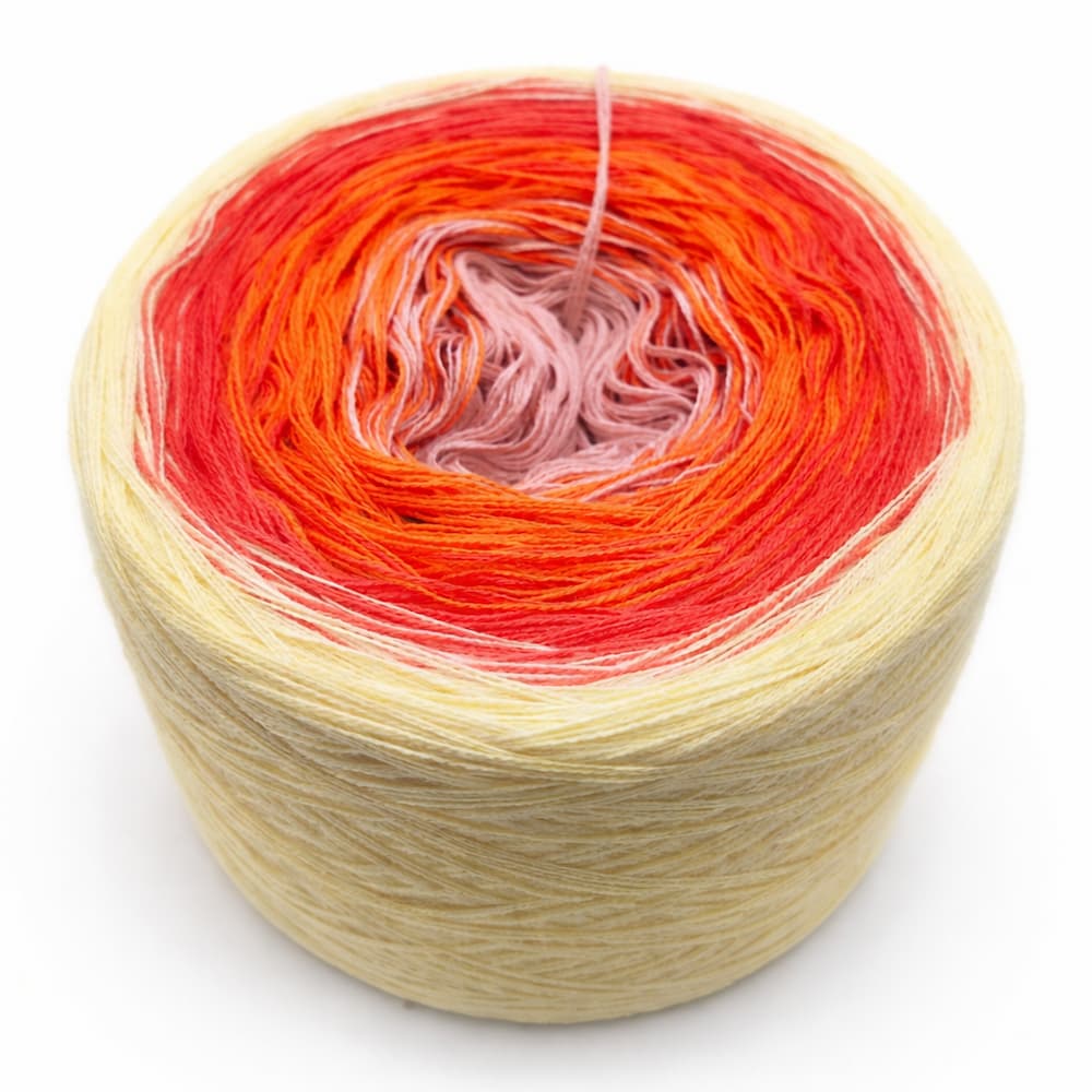 Farbverlaufsgarn - Apricot Bloom 2 Farbverlaufsgarn - Apricot Bloom – Bild 2