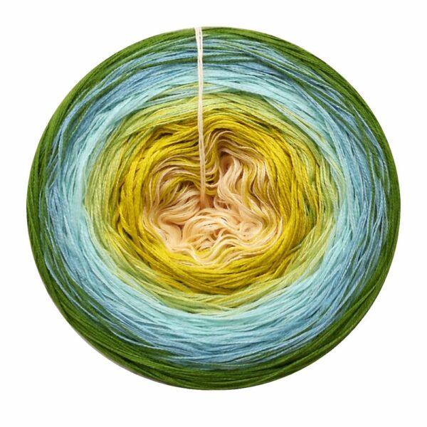 Handgewickelte Bobbel & Farbverlaufsgarn kaufen | Beaniemonster 1 Farbverlaufsgarn Frühlingswiese