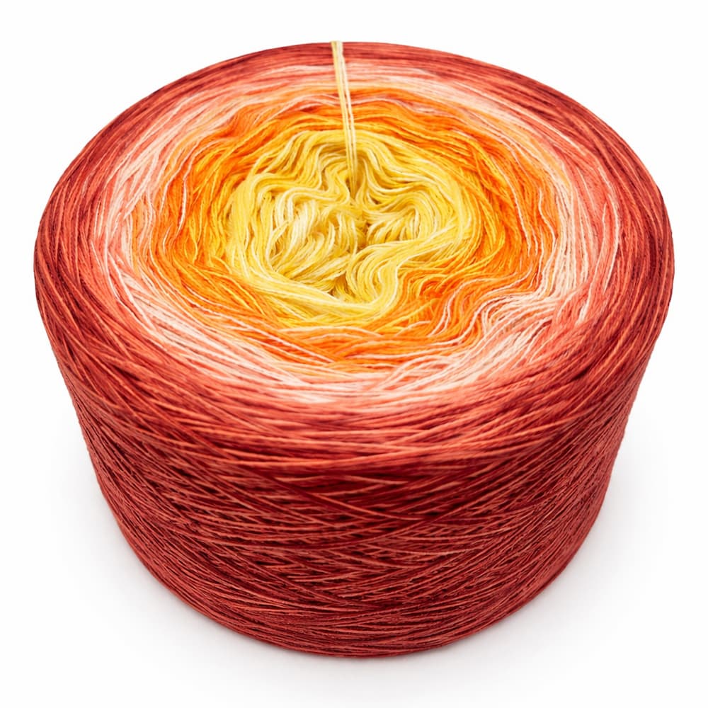 Farbverlaufsgarn - Sonnenaufgang 2 Farbverlaufsgarn - Sonnenaufgang – Bild 2