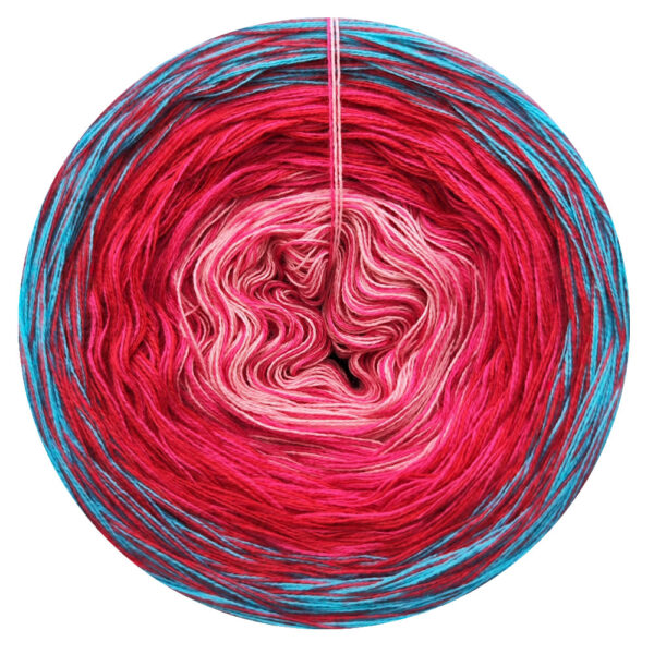 Handgewickelte Bobbel & Farbverlaufsgarn kaufen | Beaniemonster 1 Farbverlaufsgarn Fuchsia Bay