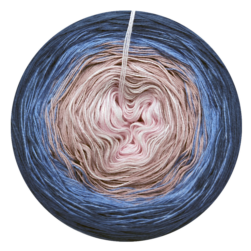 Farbverlaufsgarn - Denim Rose 1 Farbverlaufsgarn Denim Rose