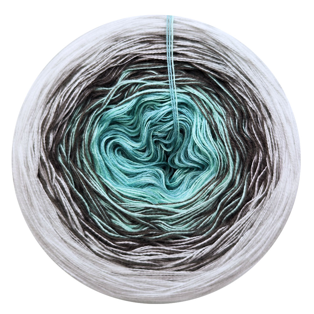 Handgewickelte Bobbel & Farbverlaufsgarn kaufen | Beaniemonster 1 Farbverlaufgarn Mystic Mint