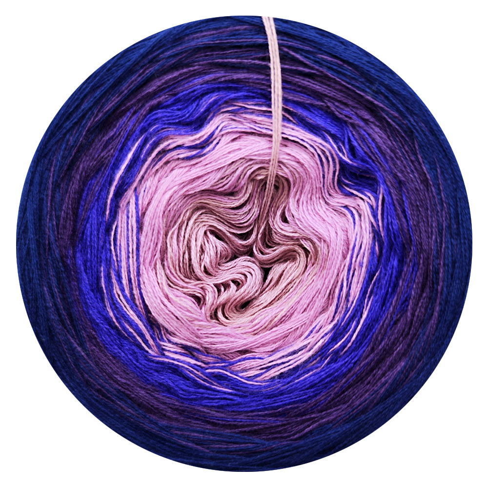 Handgewickelte Bobbel & Farbverlaufsgarn kaufen | Beaniemonster 1 Farbverlaufsgarn Violet Night